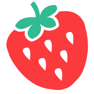 苺のファビコンのサンプル画像